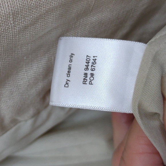 TravelSmith Applique Embroidery Trapunto Open Front LinenCotton Lined Jacket New - Picture 12 of 14